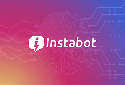 Instagram Based Ai chat bot logo ai logo branding chatbot logo creative logo logo logo design minimal