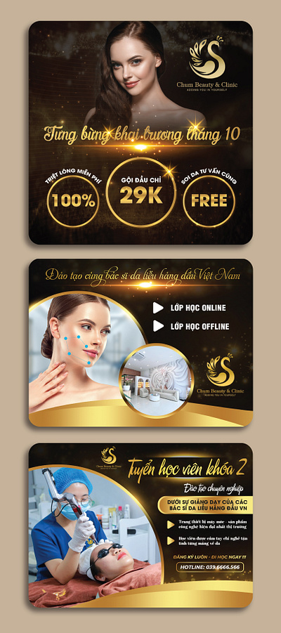 Beauty spa banner branding design graphic design