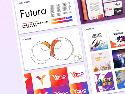 Yano Solution | Web Digital agency animation brand identity branding design design agency digital agency graphic design illustration logo typography ui ux vector yano yano solutions