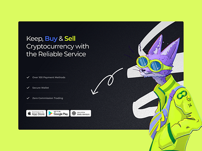 Totalcoin — Crypto Exchange Service crypto cryptocurrency design fintech illustration inspiration ui ux web web design website