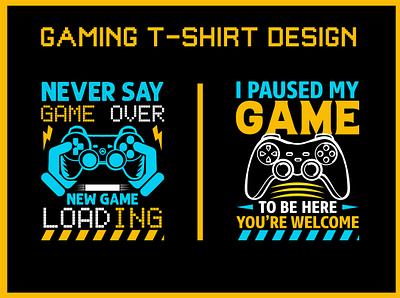 Gaming T-Shirt Design design game gamer gaming graphic design illustration t shirt typography
