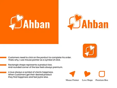 Ahban - Modern Logo Design brand identity branding business logo creative logo design graphic design icon iconic logo logo logo concept logo design logo designer logo ideas logos minimal logo minimalist logo modern logo product logo professional logo unique logo