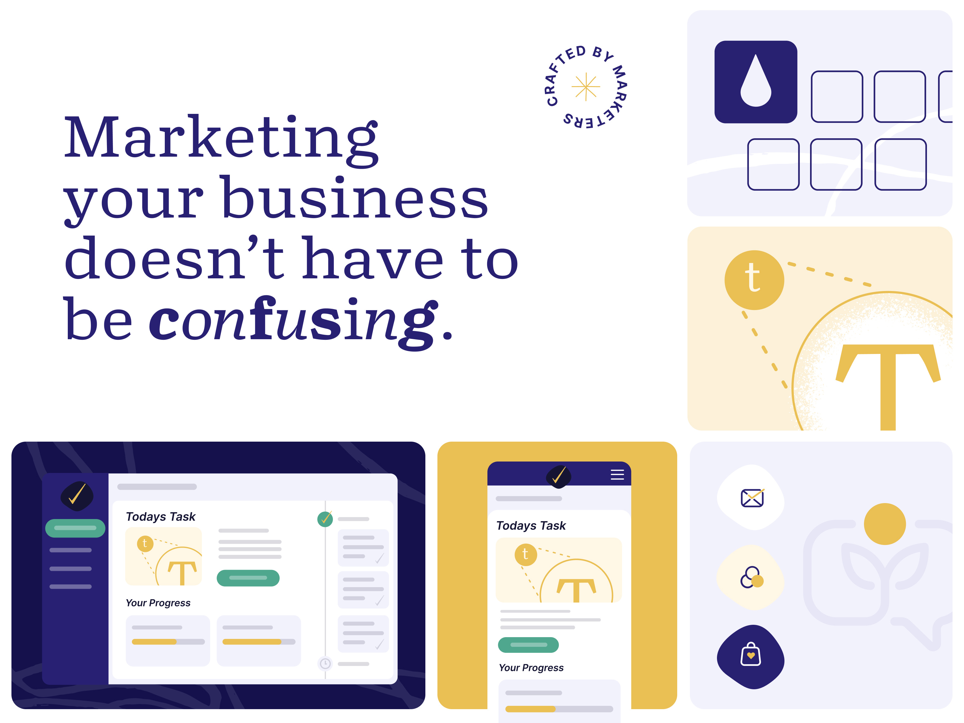 Marketing App Brand Visual Design app brand brand brand design icons marketing pattern texture visual design