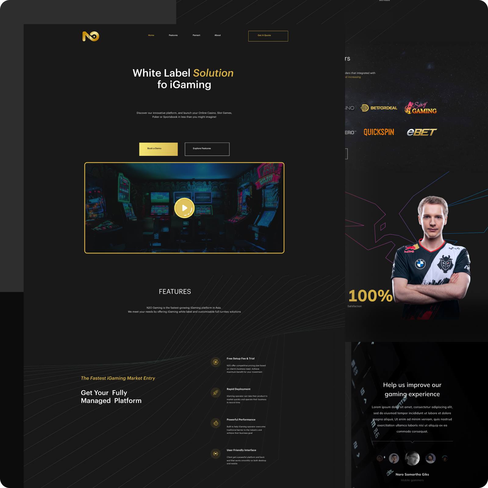 N20 Gaming Website ai branding color design e commerce ecommerce gaming illustration product shop shopping style ui ui design ui ux ux design vector web website