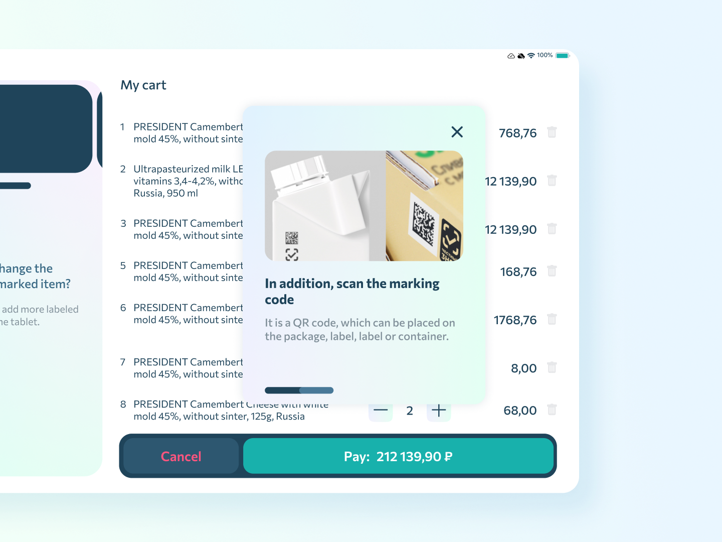 Mobile app for shopping carts customer selfservice by Danil Efremov UX/UI on Dribbble