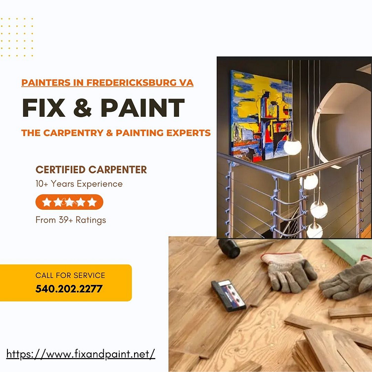 Painters in Fredericksburg VA by Bleiz Burton on Dribbble