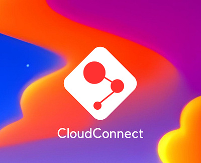 CloudConnect UI Prototype Design (White and Red Theme) app cloudconnect design graphic design loginpage minimal mobile orange prototype red ui white