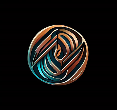 Spiral logo ahmad bayat ahmad bayati branding design illustration logo احمد بیاتی احمد بیاتی لوگو