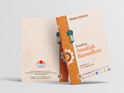 Cover Book Panduan Amaliah Ramadhan (Rumah Quran Ihya Ul Ummah) book cover graphic design muslim ui