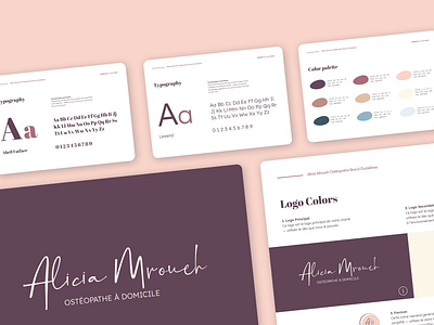 Alicia Ostéopathe - Branding & Website