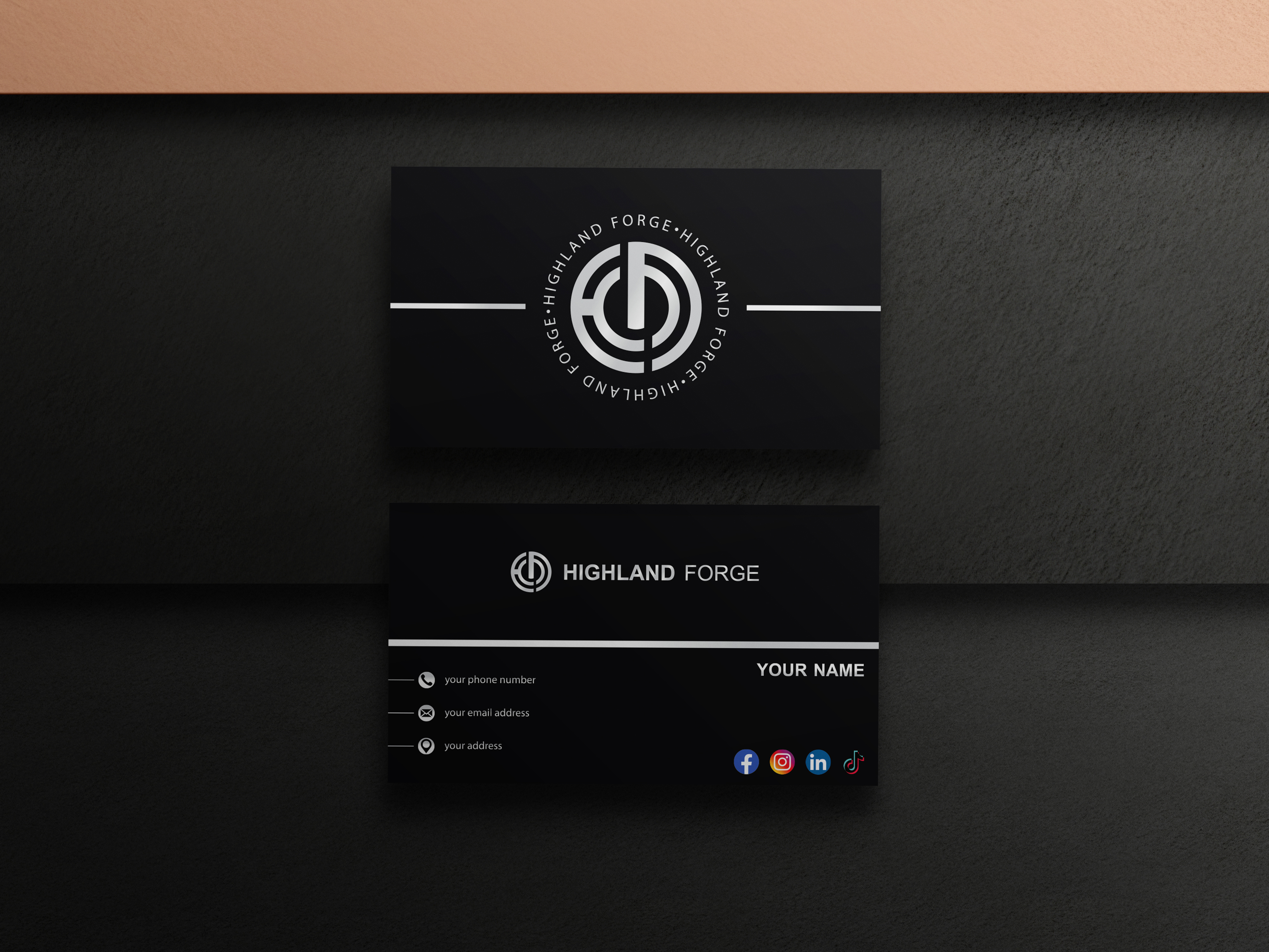 highland forge art branding decorative design digitalart forge graphic design housedesign illustration lettermark logo logodesign vector