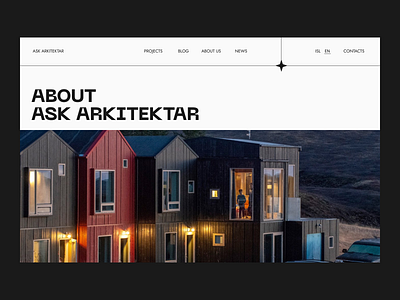 WEB DESIGN ARCHITECTURAL OFFICE | UI/UX DESIGN | ASK ARKITEKTAR design figma ui ui concept uiux uxdesign web web design web site webdesign wesite design