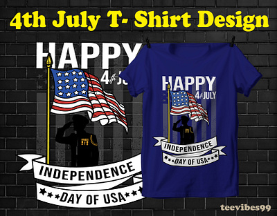4th July T-Shirt Design 5 4th 4th july design fourth fourth of july graphic design illustration independence independence day july t shirt tee usa