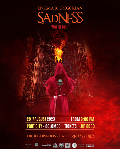 Enigma- Sadness - fictional poster branding design enigma enigma poster graphic design mcmxcad sadness