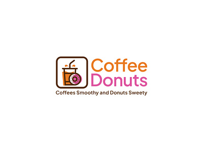 Coffee Donuts - Logo Design Concept brand identity branding cafe logo design caffee logo design coffee branding donuts branding donuts logo design graphic design logo logo branding logo design logo inspirations