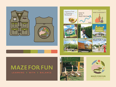 👪Maze For Fun / Branding & Website branding graphic design illustration logo ui web design