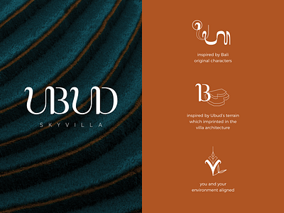 Logo concept design for a property developer in Bali branding design graphic design illustration logo typography vector