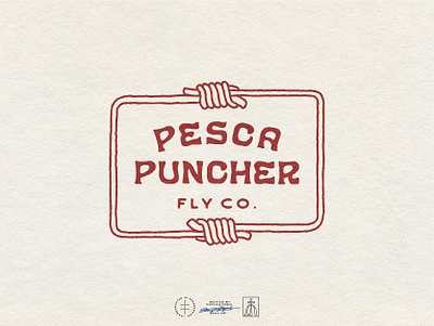 Pesca Puncher apparel brand design brand identity branding clothing cowboy fashion hand lettering lifestyle logo logo design retro simple southern texas type typography vintage visual identity western