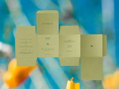 Ease Herbal Teas Branding branding packaging tea tea brand typography