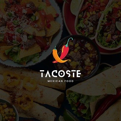 Tascoste (logo design) abstract branding design food food logo foodlogo graphic design logo logodesign mexican mexicanfood