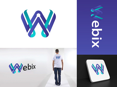 Webix logo design app icon brand logo branding creative logo design graphic design icon letter mark logo logo design logo mark modern logo new logo tech technology logo unique logo unused logo w logo webix website logo