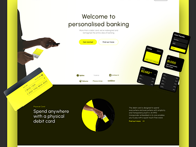 REBANK - personalized banking design ui ux web