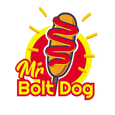 MR BOLT DOG branding design graphic design illustration logo vector