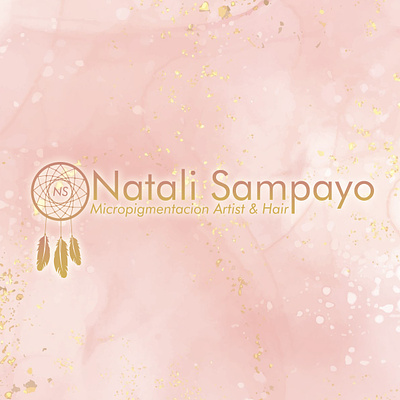 Natali Sampayo micropigmentación ARTIS&HAIR design illustration logo vector