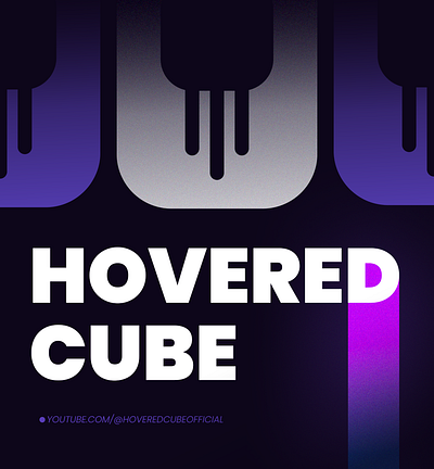 Hovered Cube banner branding hovered cube hoveredcube logo youtube