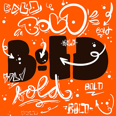 Bold bold branding bujo bullet journal design doodle font graffiti graphic design illustration lettering logo procreate scribble sketch streetart typeface typography