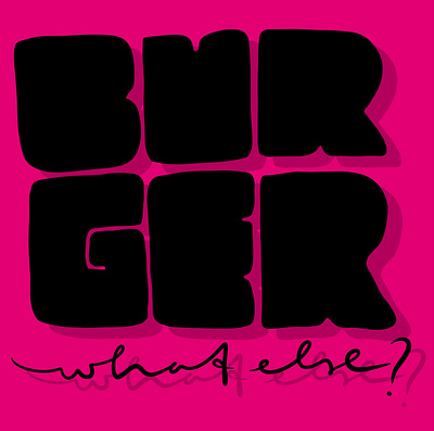 Burger — What else? branding burger design font foodie foodporn foodtruck graphic design illustration junkfood lettering logo procreate sketch typeface typography yummy