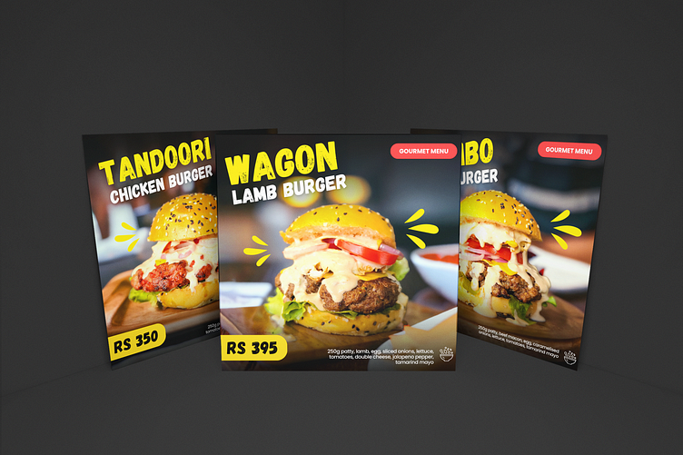 Burger Factory Menu by Animesh Budhoo on Dribbble