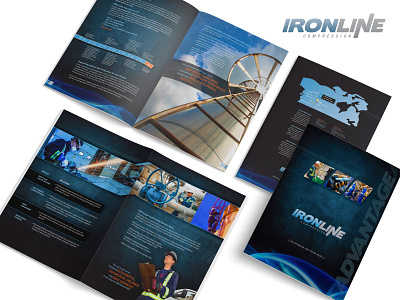 Ironline Promotional Catalog branding design graphic design illustration logo photoshop typography vector