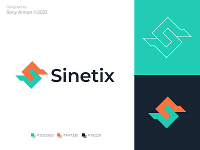 Sinetix logo design a b c d e f g h i j k l m n o p b c f h i j k m p q r u v w y z brand identity brand mark branding logo logo design logo designer logos modern logo popular logo visual identity