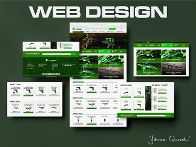 Onlyairsoft Web Design adobe illustrator adobe photoshop design figma template design web design