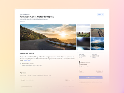📦 Something new blue button component fresh frontend gradient mesh orange page photos pink prototype react red smooth sunset ui ux