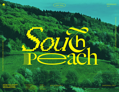 South Peach Typography branding design graphic design illustration logo typography vector