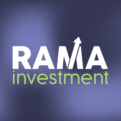 Rama Investment branding design flat graphic design logo minimal vector