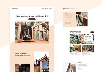 Woodland Homes design ui ux