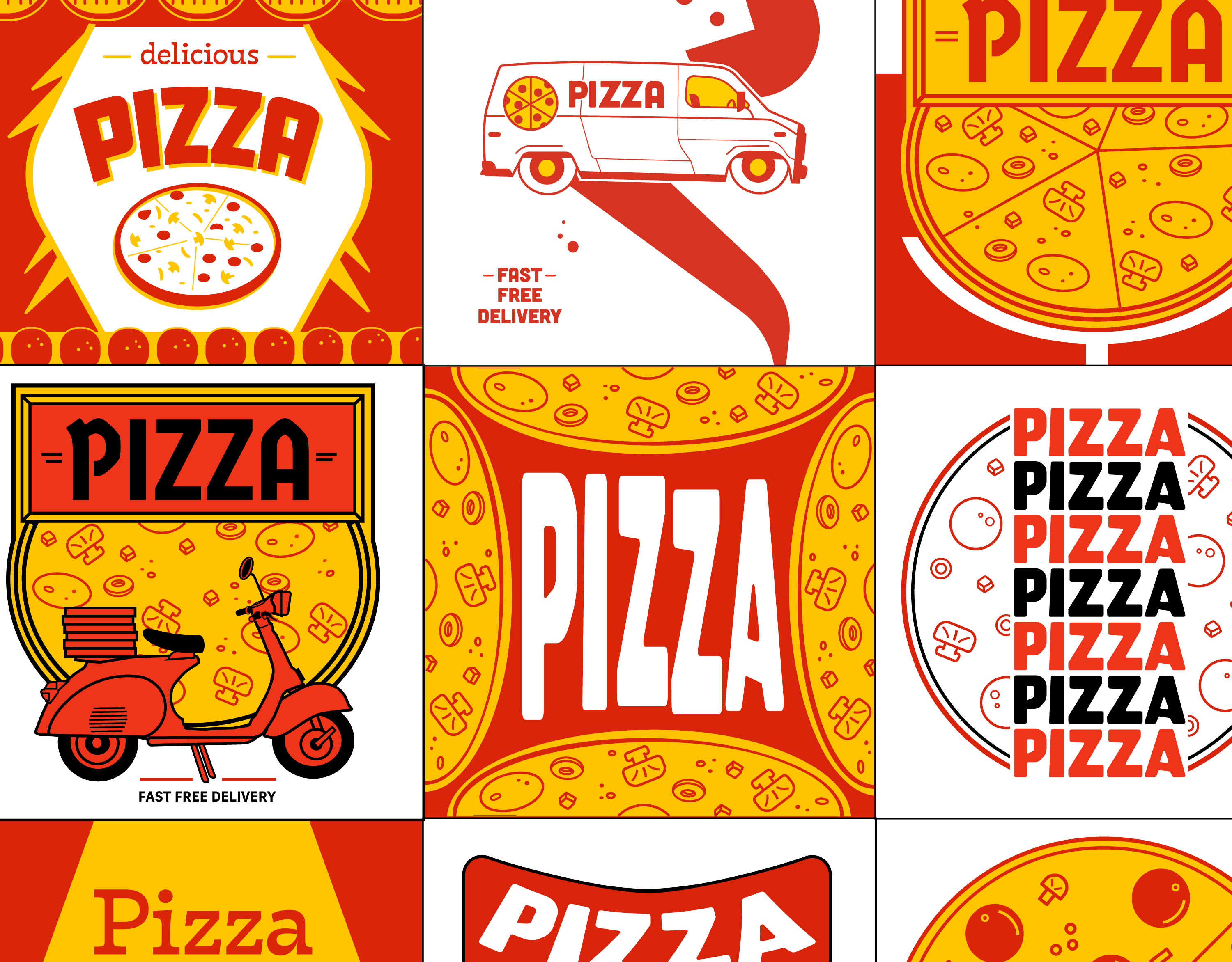 Generic Pizza Box by Richard Mullins on Dribbble