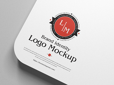 Free Premium Logo Mockup logo mockup