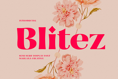 Blitez Semi Serif Display Font animation branding design font fonts graphic design logo nostalgic