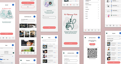 La Chimosa Cafe app branding design flat graphic design graphics icon illustration line art logo research typography ui ux ux design vector website wireframing