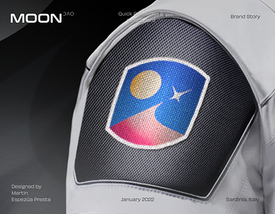 MoonDAO branding design graphic design logo typography ui vector