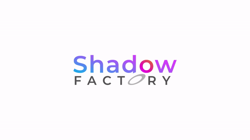 Shadow Factory Agency Logos agency logo branding creative logo logo logo design typography logo