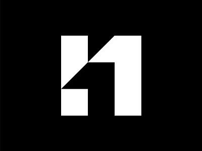 N1 branding design for sale identity letter logo logotype mark minimal monogram n1 negative space simple symbol vector