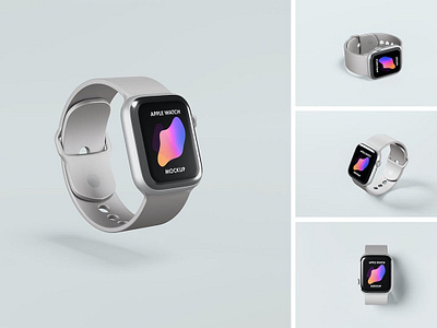 Smartwatch Mockup abstract clean device display laptop mac macbook mockup phone phone mockup presentation realistic simple smartphone theme ui ux web webpage website