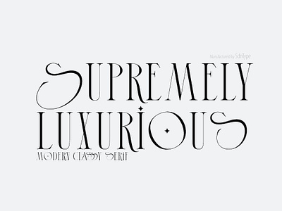 Supremely Luxurious Font calligraphy display display font font font family fonts hand lettering handlettering lettering logo sans serif sans serif font sans serif typeface script serif serif font type typedesign typeface typography