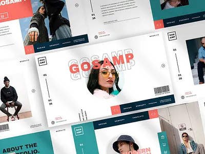 Gosamp - Urban Powerpoint Presentation Template abstract annual business clean corporate download google slides keynote pitch pitch deck powerpoint powerpoint template pptx presentation presentation template professional slides template ui web