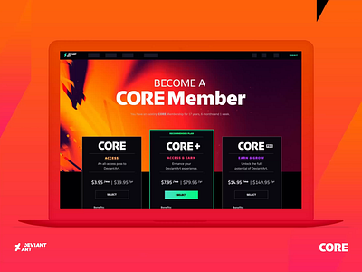 Core - ( Package Picker Page ) 4 of 9 | DeviantArt after effects animation branding clean design graphic graphic design icon illustrator logo minimal motion toon typography ui ux vector web web design website